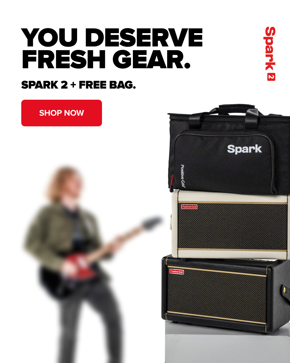 You Deserve Fresh Gear. Spark 2 + Free Bag.