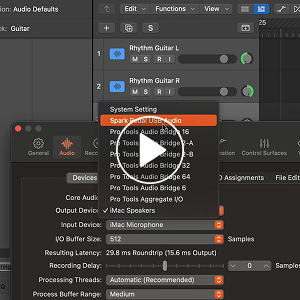 Using Spark PEDAL as an Audio Interface