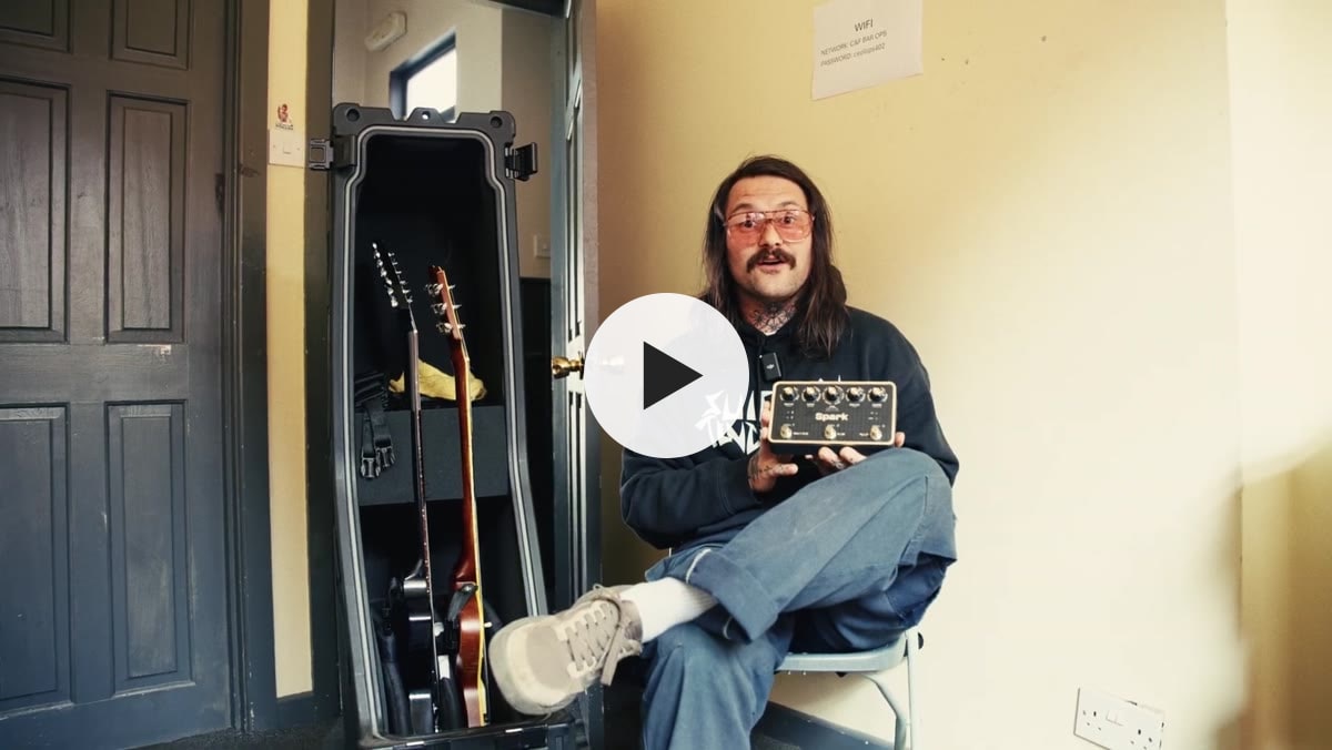 Cancer Bats rip through their song “Positive Grid” off their new record Give Me Dirt using Spark PEDAL.