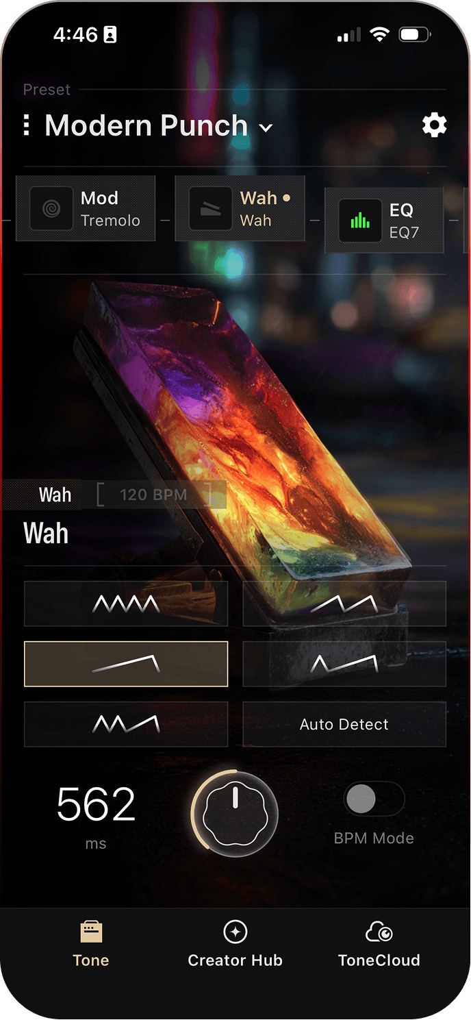 REACTOR app — Effects