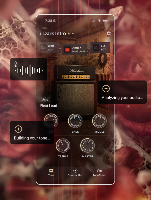 Creator Hub — Audio mode