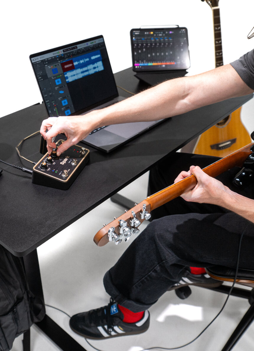 Recording with Spark Pedal over USB-C into a laptop